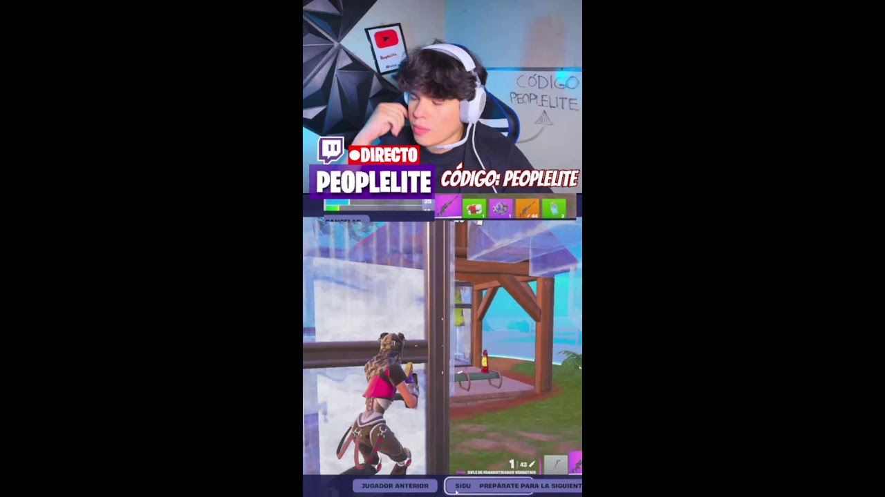 ENCONTRANDO MÍTICAS Y EXÓTICAS en DIRECTO 😎🚨CÓDIGO PEOPLELITE🚨#epicpartner #fortnite #peoplelite