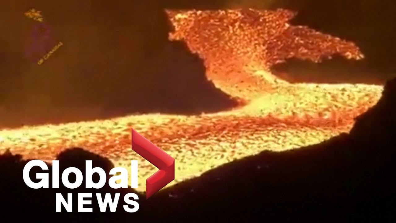 La Palma volcano: Unstoppable lava flows continue as residents say they feel 