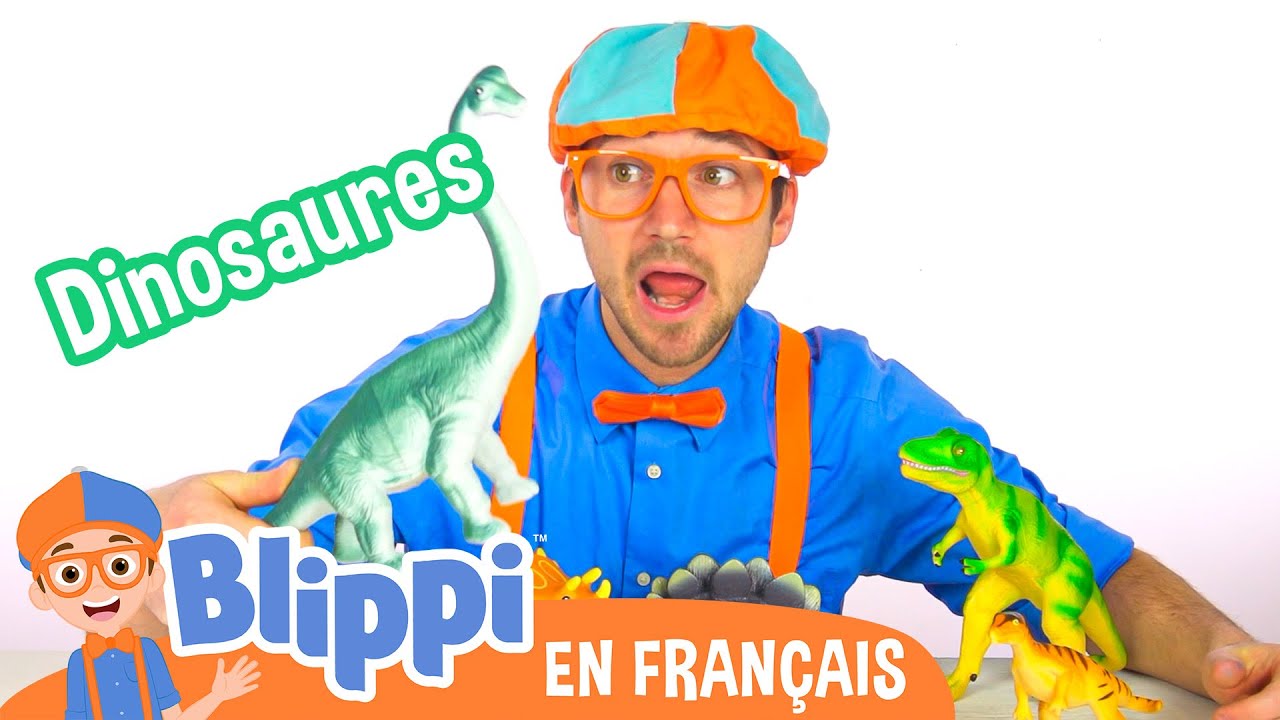 D&eacute;couvrez le nom des dinosaures | | Blippi en fran&ccedil;ais | Vid&eacute;os &eacute;ducatives pour enfants