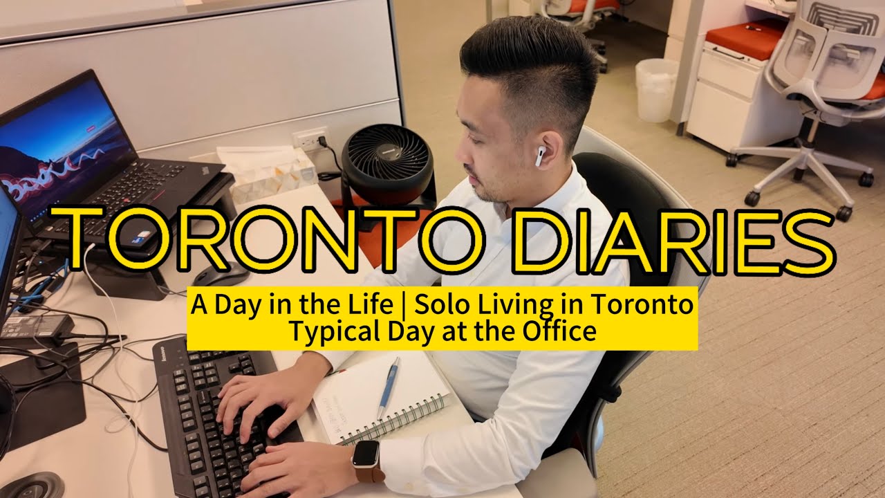 A Day in the Office | Work & City Life in Toronto | Lifestyle (Silent) Vlog