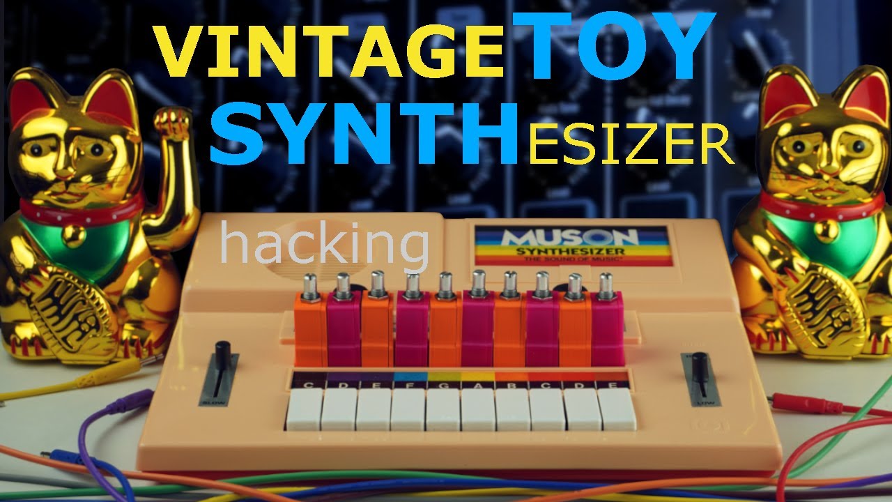 EXPENSIVE RARE TOY SYNTHESIZERS made useful