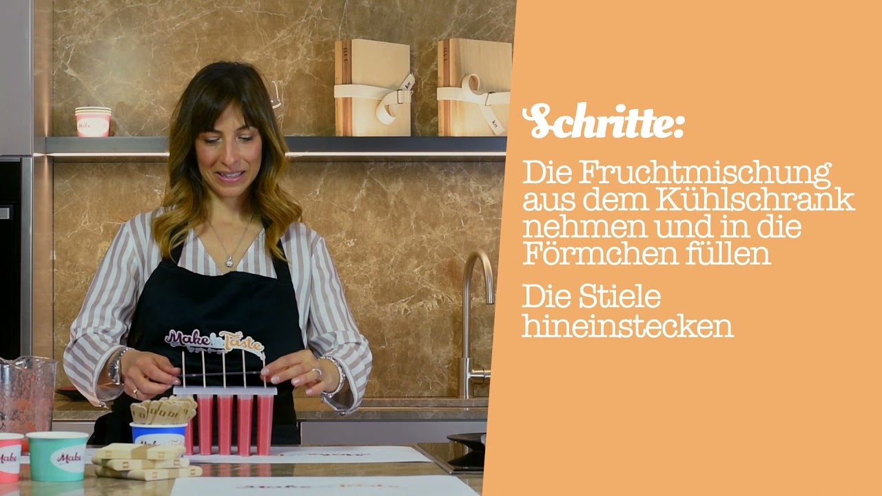 Vanille Eis am stiel