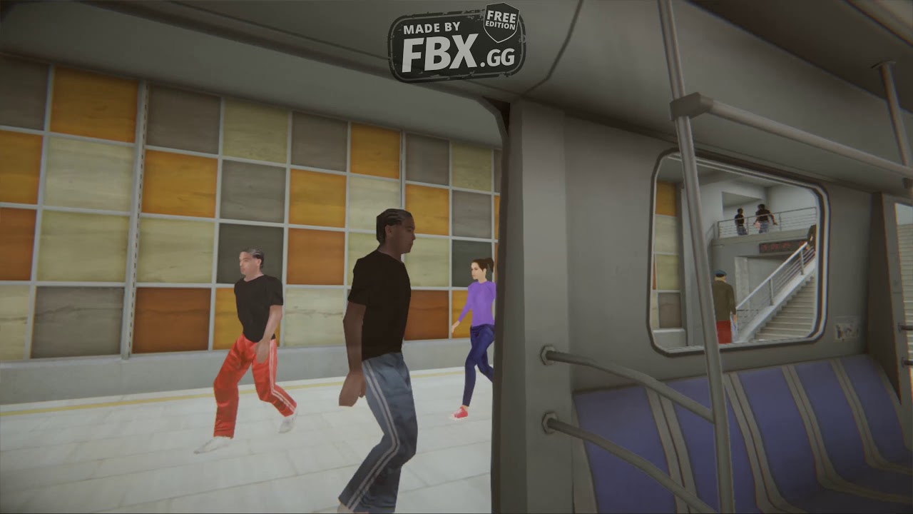【2K】 Subway Simulator 3D Central line Passenger mode