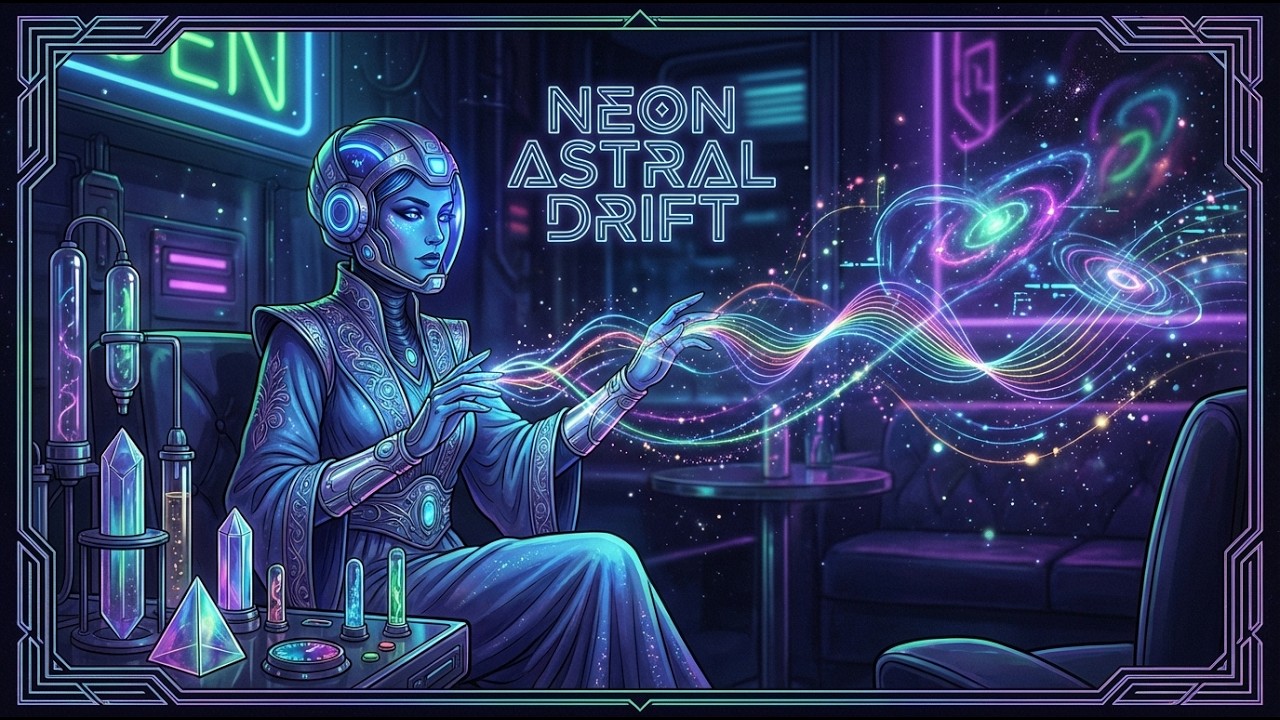 Neon Astral Drift | Psytrance, Trip Hop&PsyDub Mix | Deep Bass Psychedelic Chill Journey #psytrance