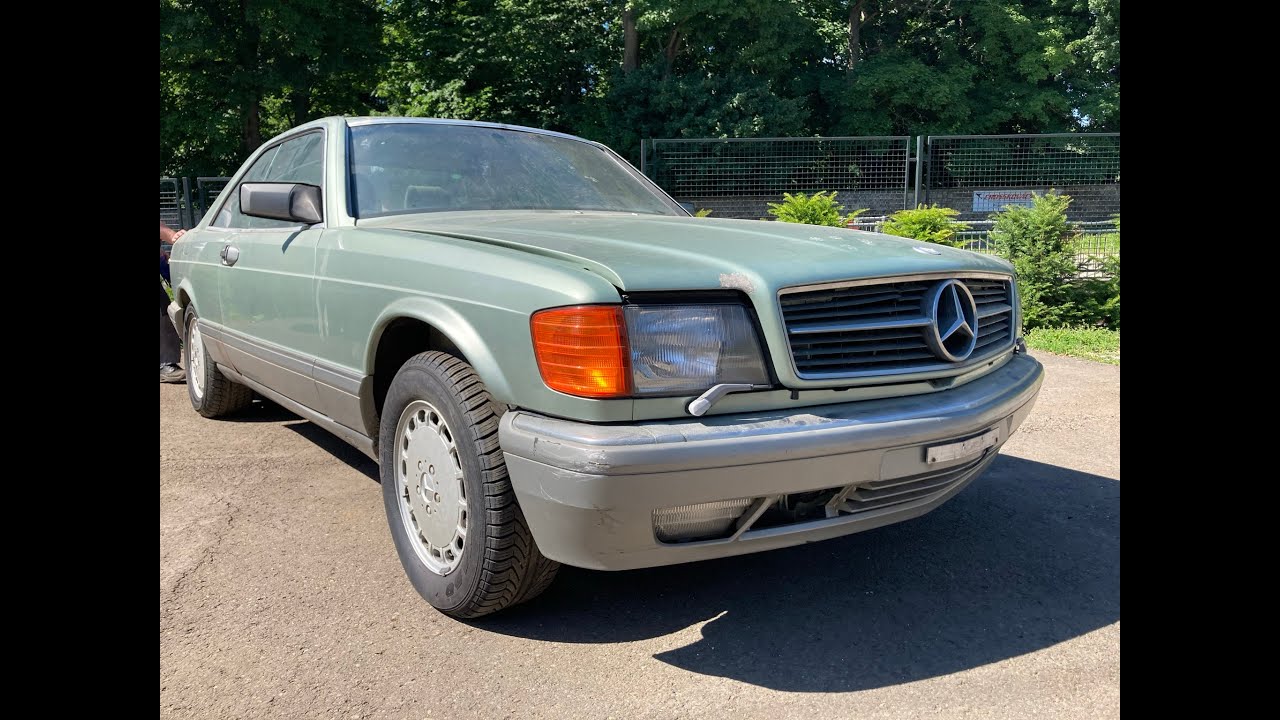 Mercedes-Benz w126 560sec Manapság divatos pajtalelet.