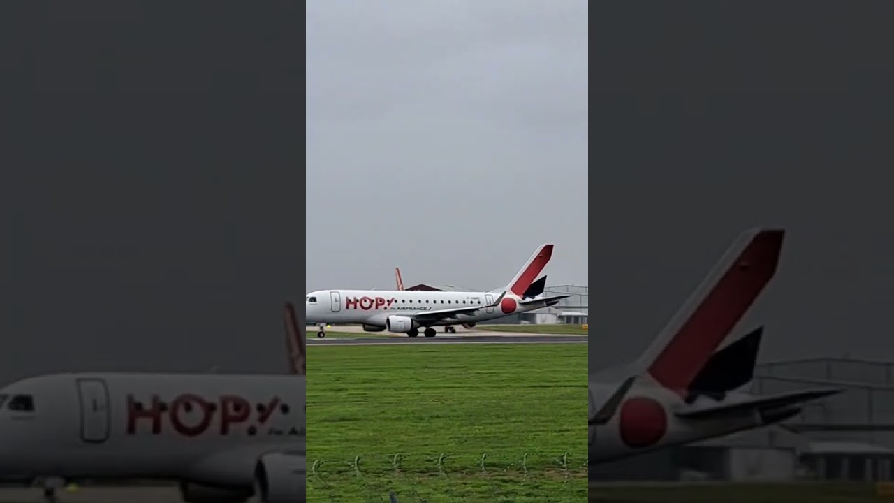 Embraer 170 Hop Air France quick rotation.