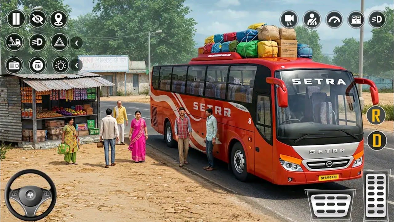 New Express Bus Simulator 2026 - Indian City Bus Driving 3D - Bus Game Andriod Gameplay