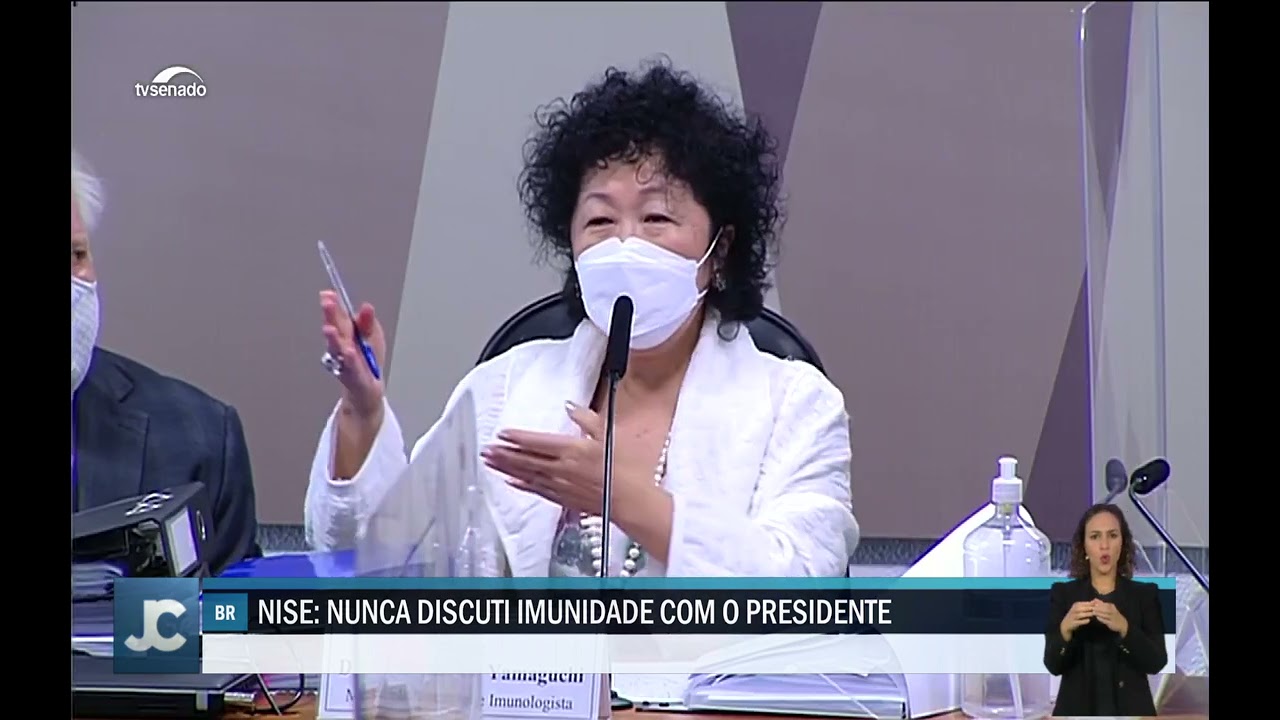 Rep&oacute;rter Cultura | Nise Yamaguchi dep&otilde;e &agrave; CPI da Covid-19