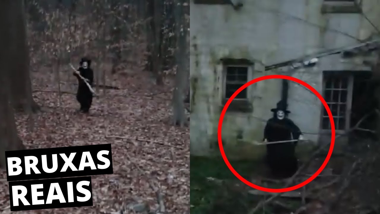8 Bruxas Reais Filmadas Por C&acirc;meras, Bruxas Assustadoras CAPTURADAS POR C&Acirc;MERAS