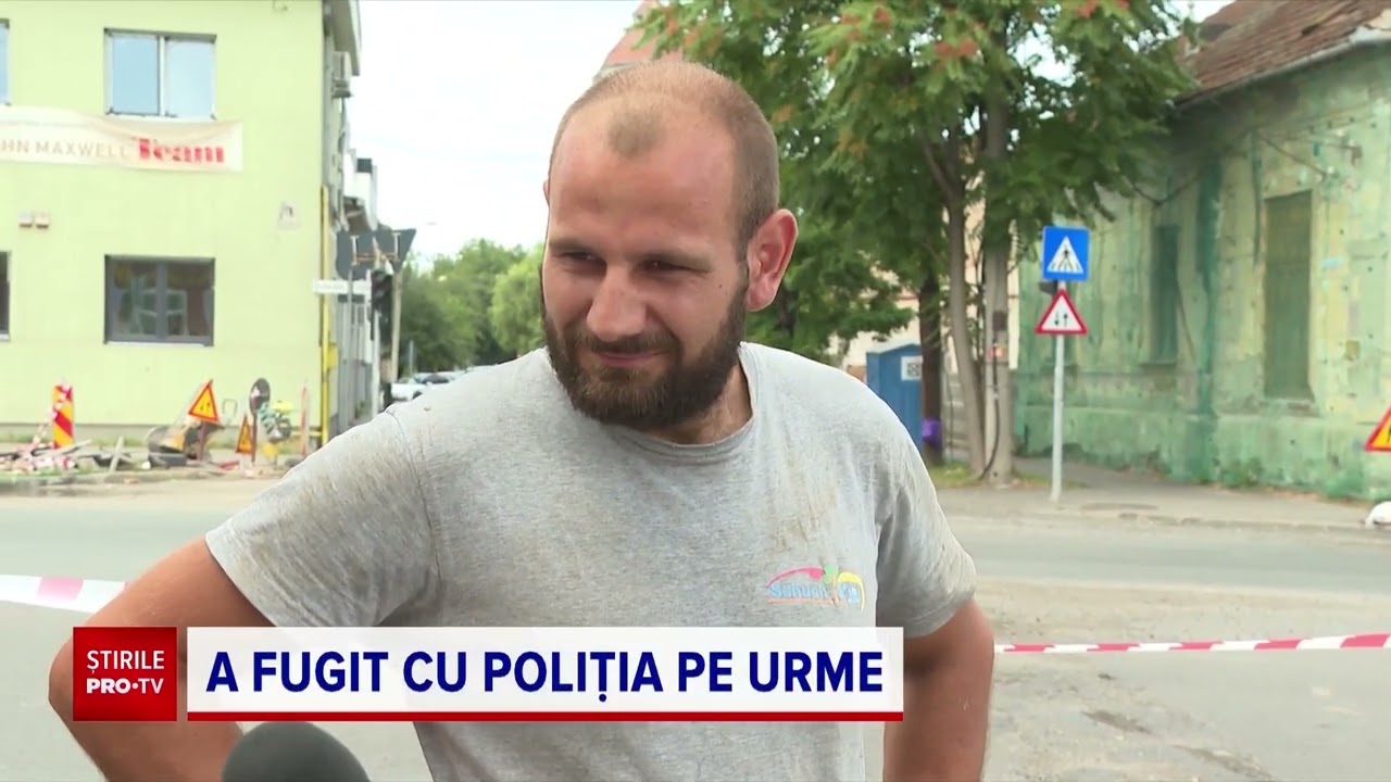 Un individ urmărit internațional a reușit să scape după o goană pe străzile din Timișoara