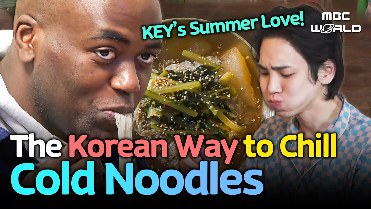[Sub] Korean Summer Hack: Cold Noodles (a.k.a. Naengmyeon!) #KEY #JONATHAN