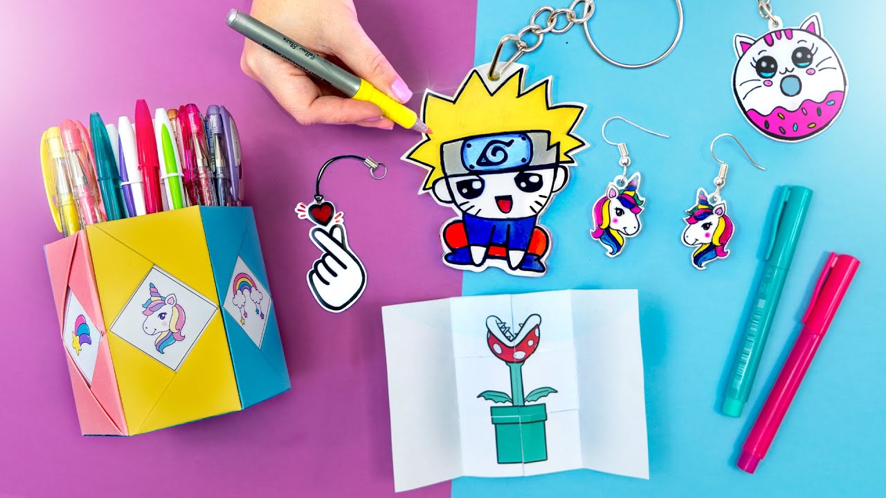 Ideias Sensacionais do TikTok 💡 Porta Canetas de Papel, Chaveiro com Plástico que ia pro lixo e mais
