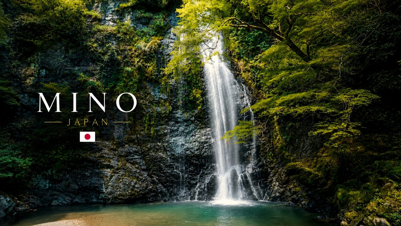 Mino Falls, Japan 🇯🇵 | 4K HDR Waterfall Walking Tour (Near Osaka)