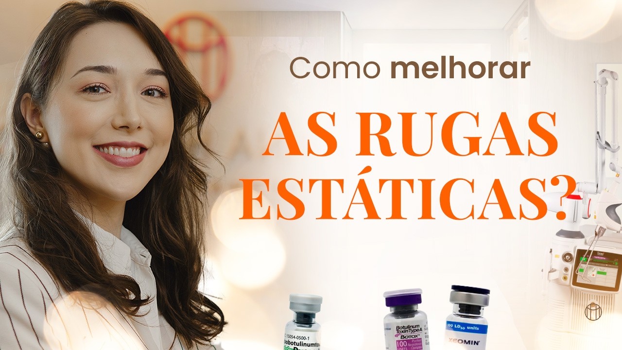 Como TIRAR as RUGAS ESTÁTICAS do rosto