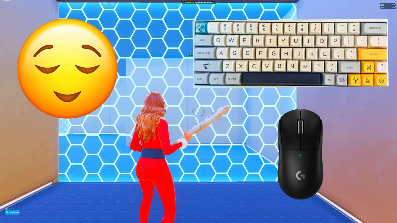 $350 Custom Keyboard ASMR 😴 1v1 Piece Control 👑Satisfying Keyboard Fortnite 360 FPS 4K