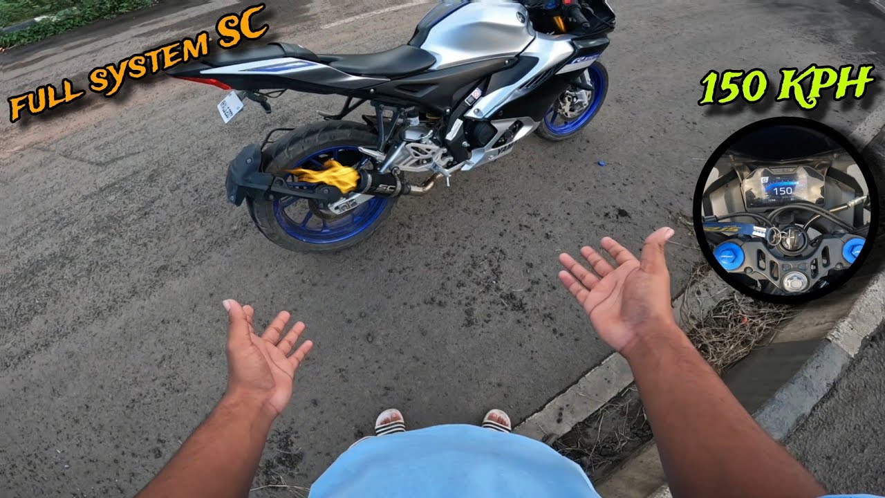 Best exhaust for R15M ⚡ SC project full system exhaust |