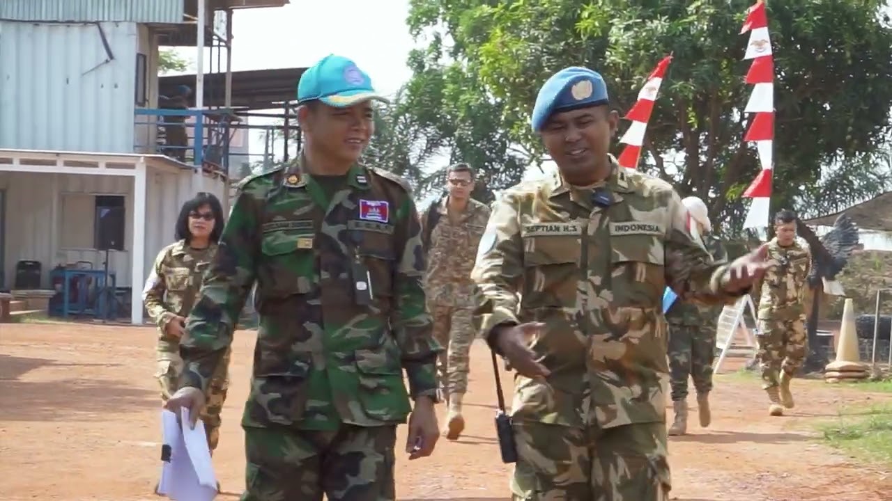 Satgas Kizi TNI Kontingen Garuda XXXVII-L MINUSCA Melaksanakan ORA Inspection 🇮🇩🇺🇳🇨🇫