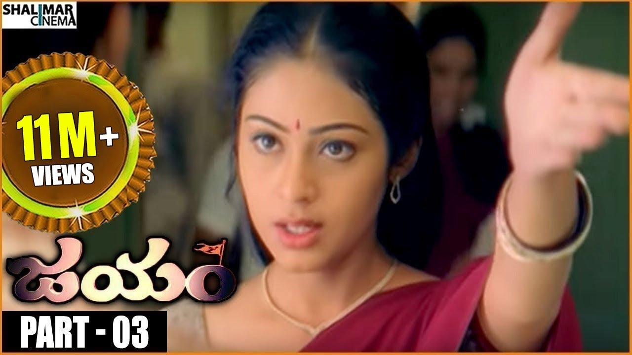Jayam Movie || Part 03/13 || Nithin, Gopichand, Sadha || Shalimarcinema
