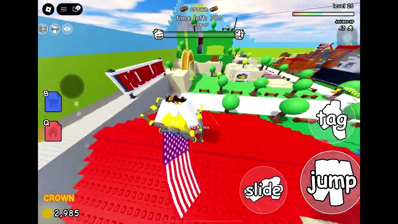 I’m playing tag but with special abilities￼