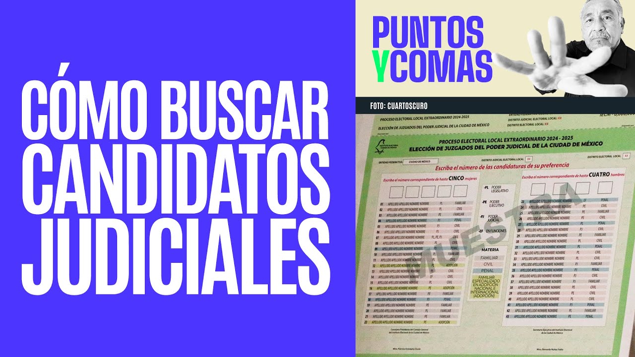#PuntosyComas ¬ Cómo buscar candidatos judiciales y no perderse en el intento