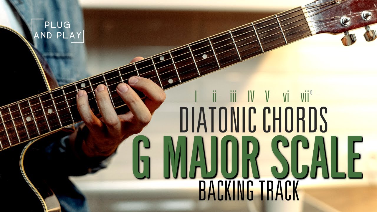 G Major Scale | All Diatonic Chords Backing Track