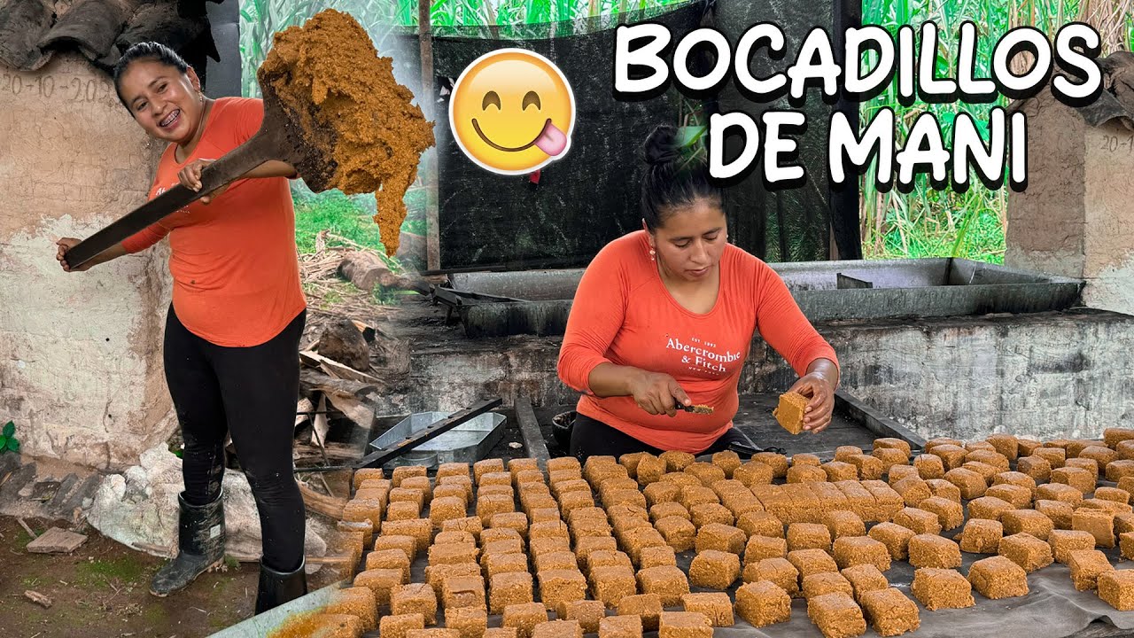 Hoy prepare unos ricos bocadillos de mani al estilo de Doña Viky