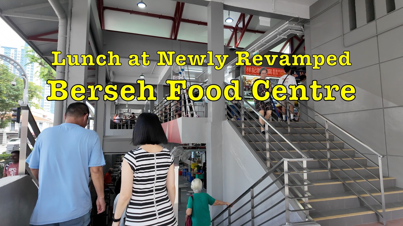 (Reopened) Berseh Food Centre Lunch Vlog #singapore #foodcentre #hawkerfood #food #lunch #noodles
