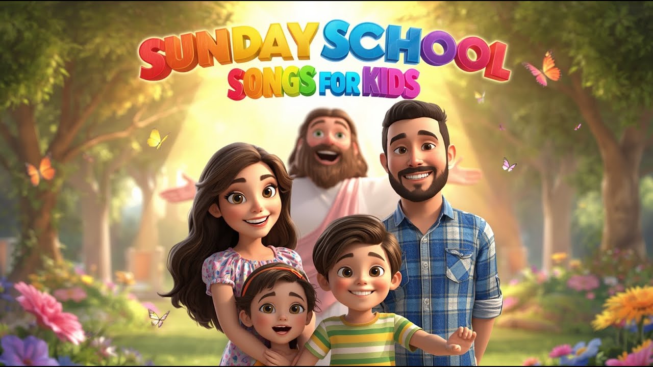 ✨ 30 minutes of Sunday School Songs for Kids — Worship for Ages 3–8 
