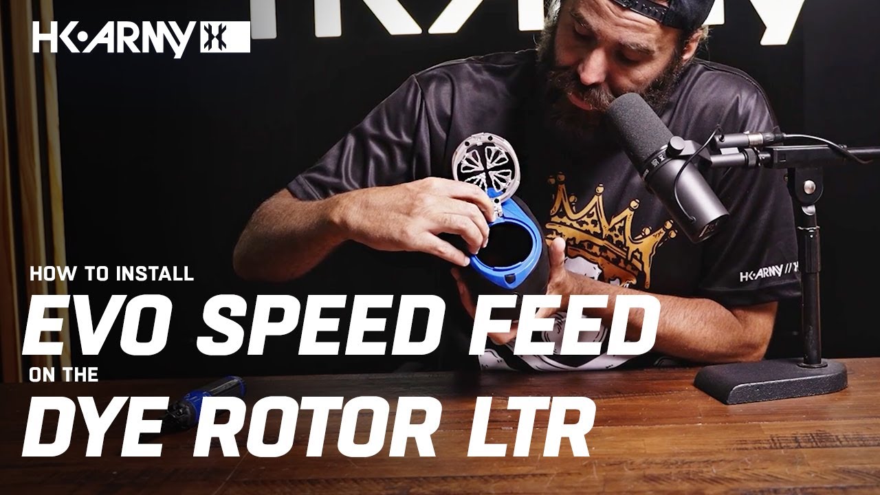 Dye Rotor LTR: Installing the HK Army EVO Speed Feed