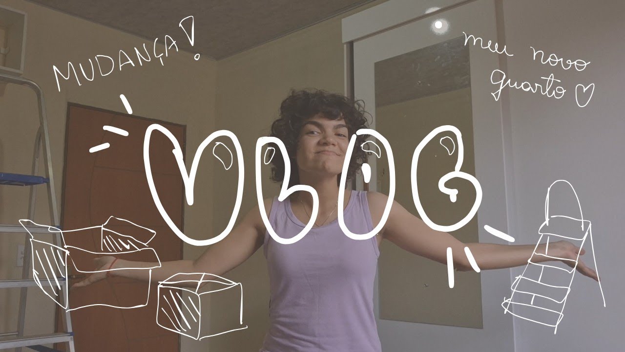 VLOG DE MUDANÇA - arrumando meu novo quarto