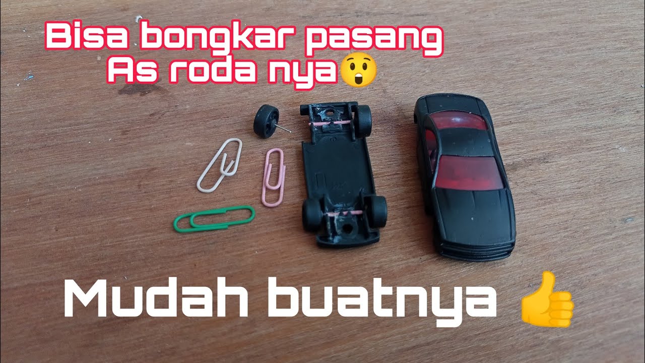 Membuat As selongsong hot wheels sendiri ternyata mudah!! / DIY / Custom As hotwheels