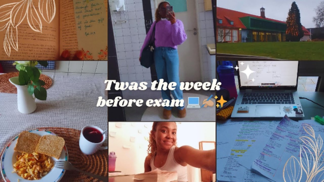 3rd Year Diaries🎓:  Twas the week before exams 😌 | Work 👷🏽‍♀️| Uni days 🏫 | Studying 💻| Routines 📝