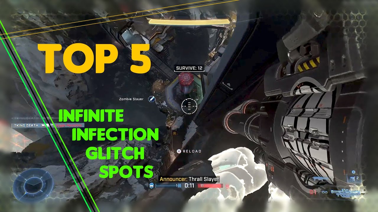 Top 5 Glitch spots in Halo Infinite Infection!