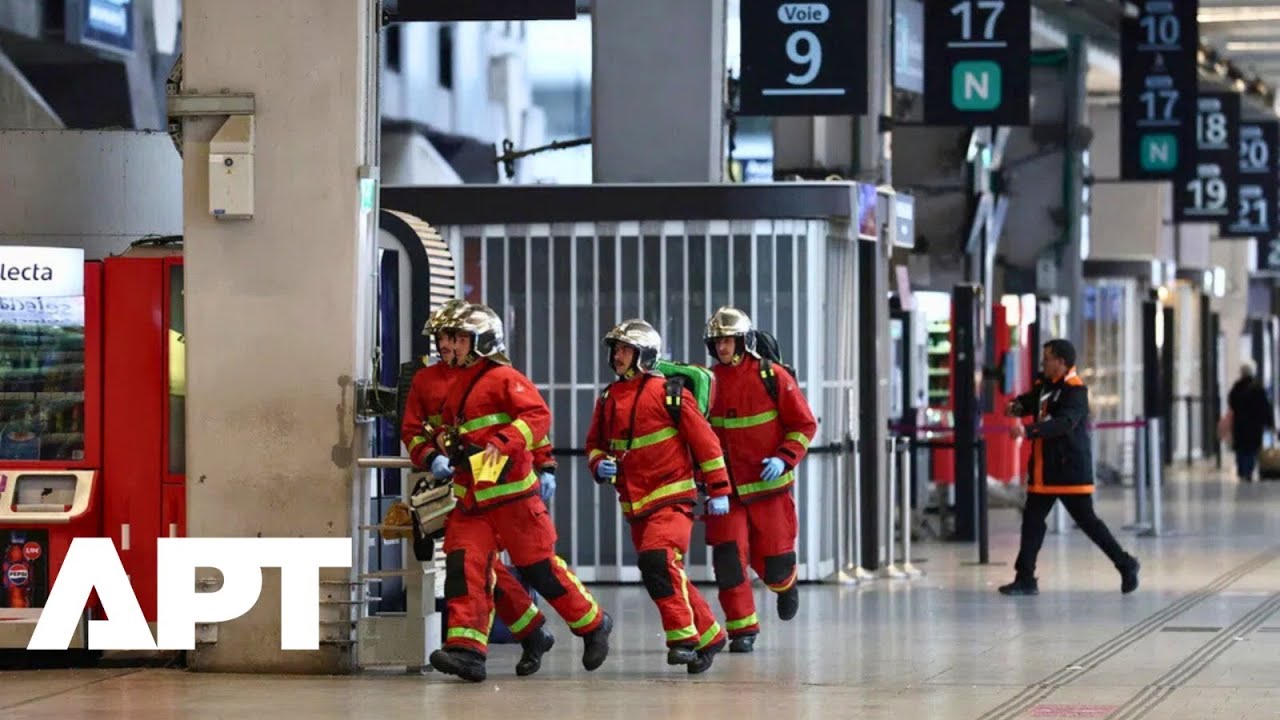 Chaos in Paris! Knife-Wielding Man Shot at Montparnasse Station – Station Evacuated | APT