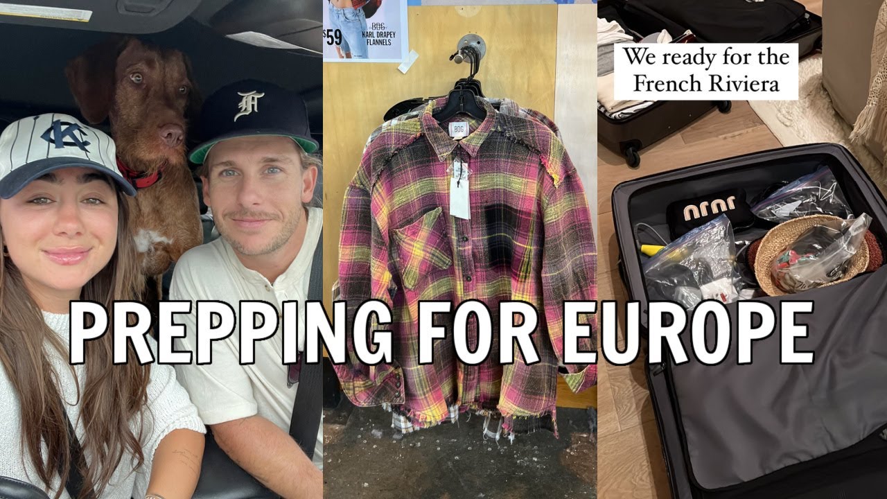 VLOG: Собираюсь в Европу, шопинг в Urban Outfitters, что в моей ручной клади | Джулия и Хантер