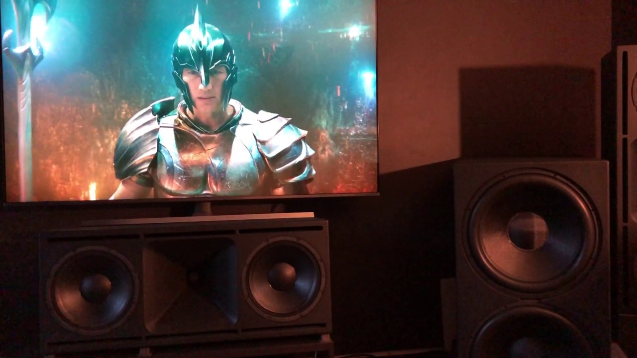 Aquaman - Ready Fight scene with JTR Speakers Noesis 212HTs and Captivator 4000ULF