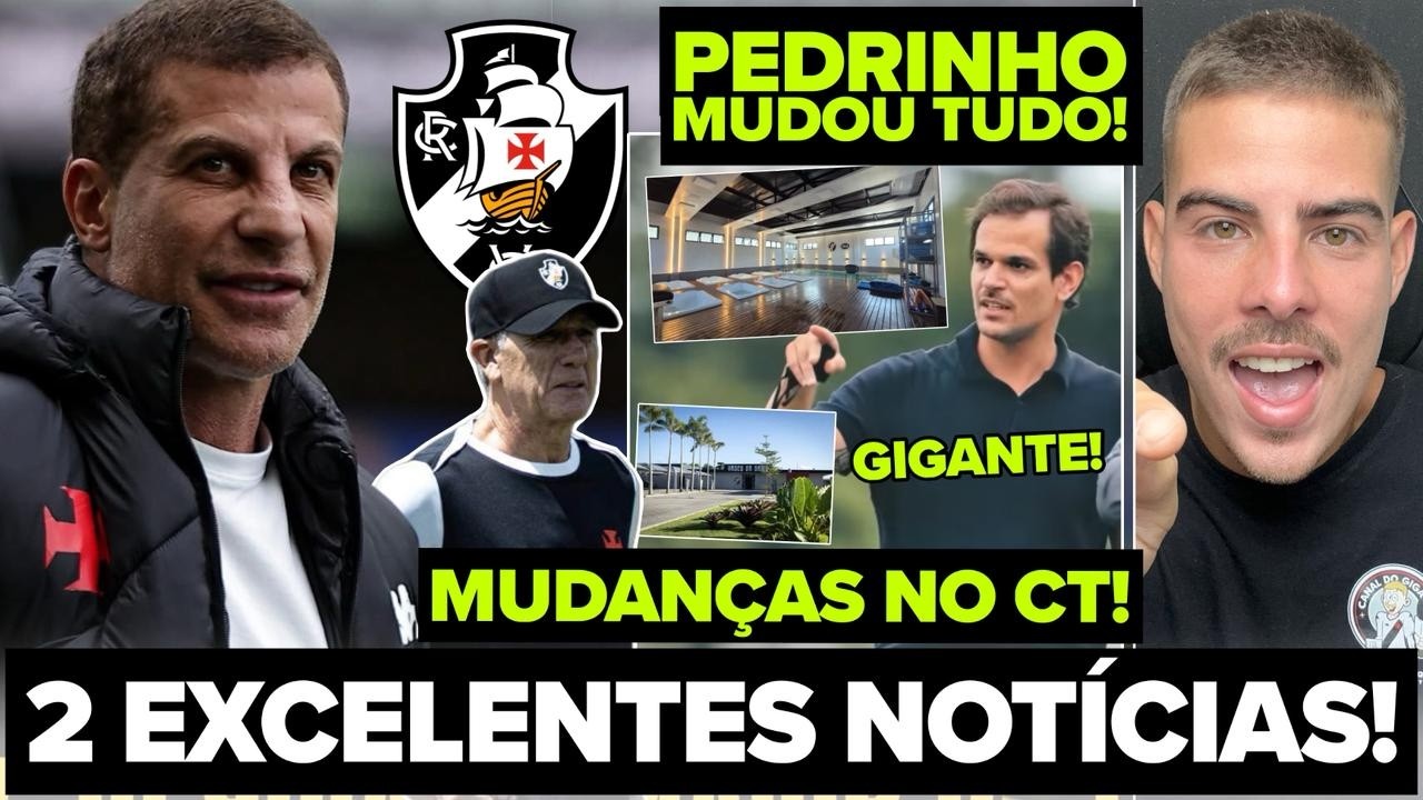 PEDRINHO MUDOU TUDO NO VASCO! NOVO PLANEJAMENTO! REFORMA NO CT! RENATO GA&Uacute;CHO COM NOVO TIME TITULAR!