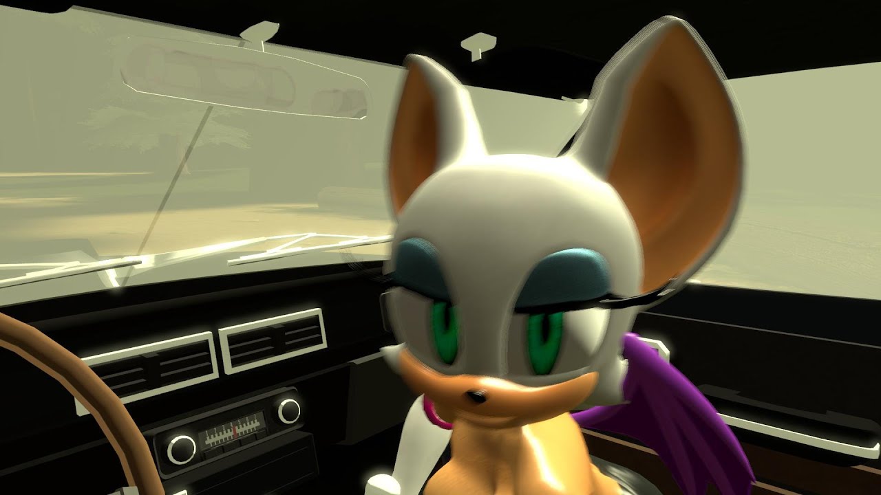 Rouge the Bat Teach how to use Your Gearbox[SFM sonic animation]