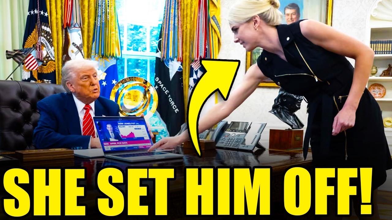 Натали показывает ему это, и Трамп полностью выходит из себя!