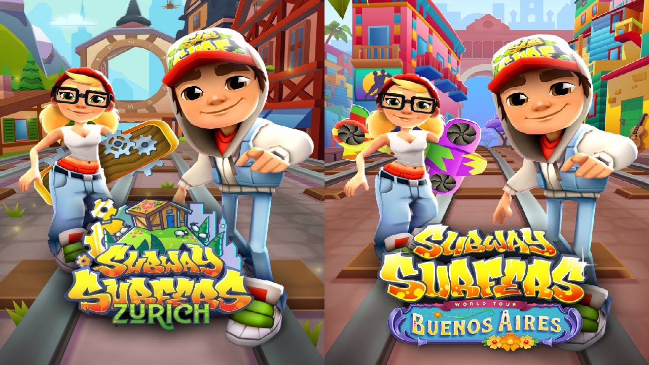 Subway Surfers: Zurich VS Buenos Aires Gameplay