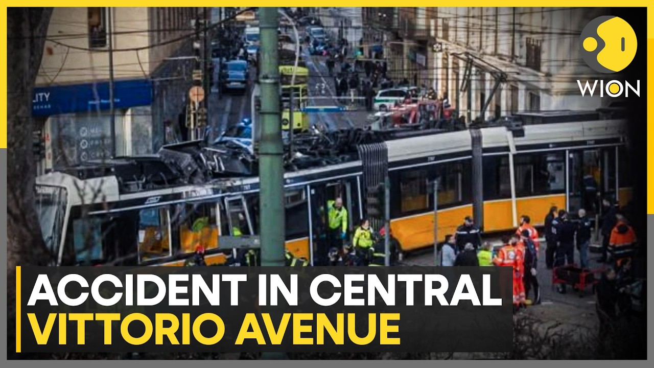 Italy Tram Derailment: Accident In Central Vittorio Veneto Avenue Kills Two & Injures Dozens | WION