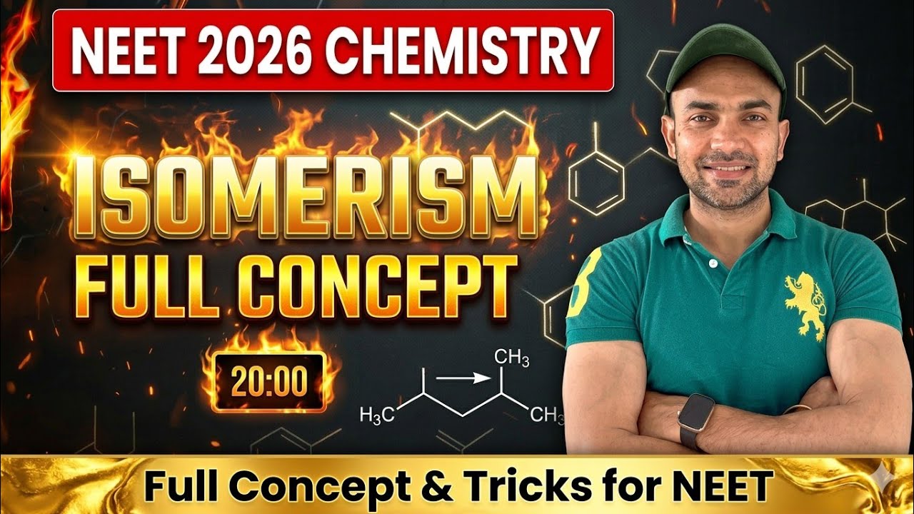 Isomerism in 20 Minutes/ Structural/ NEET2026