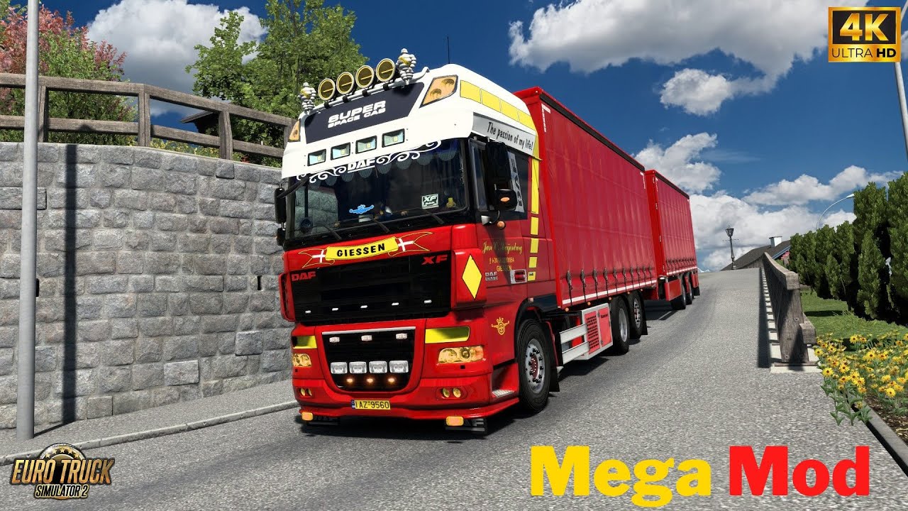 ETS2 | DAF XF 105 by vad&k Update v7.18 + New sound mod | PNG + JBX3 | #ets2 1.55