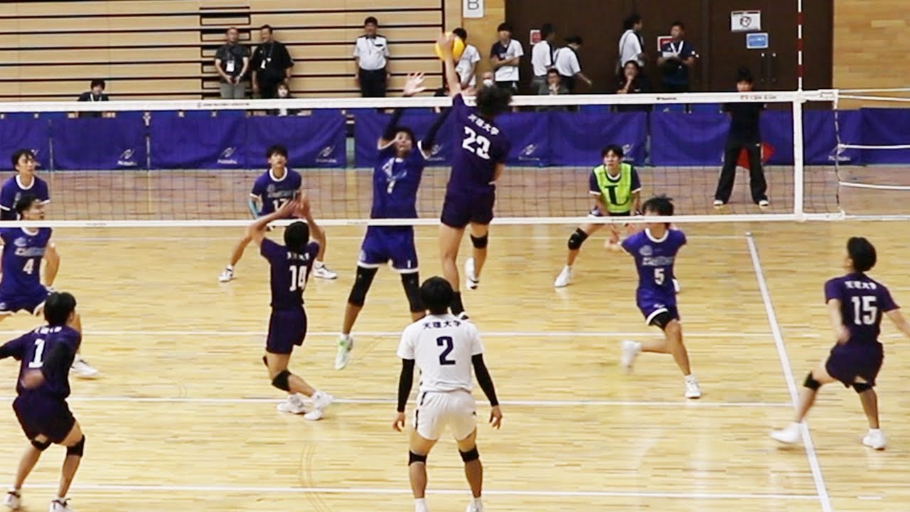 【2024天皇杯近畿】天理大vs兵庫デルフィーノ 第２セット＜男子バレーボール＞
