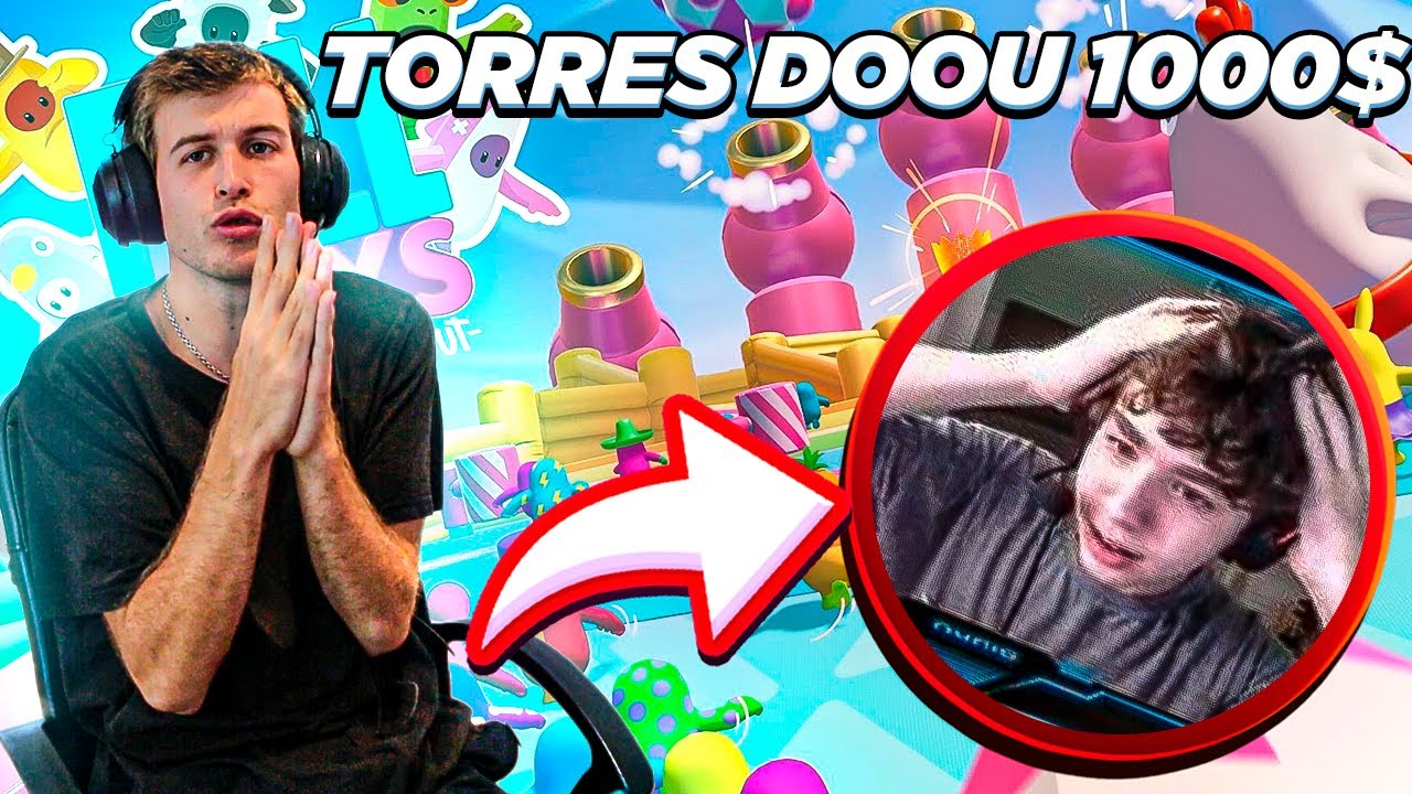 DOEI A STREAMERS CADA VEZ QUE MORRI NO FALL GUYS ! | Torres