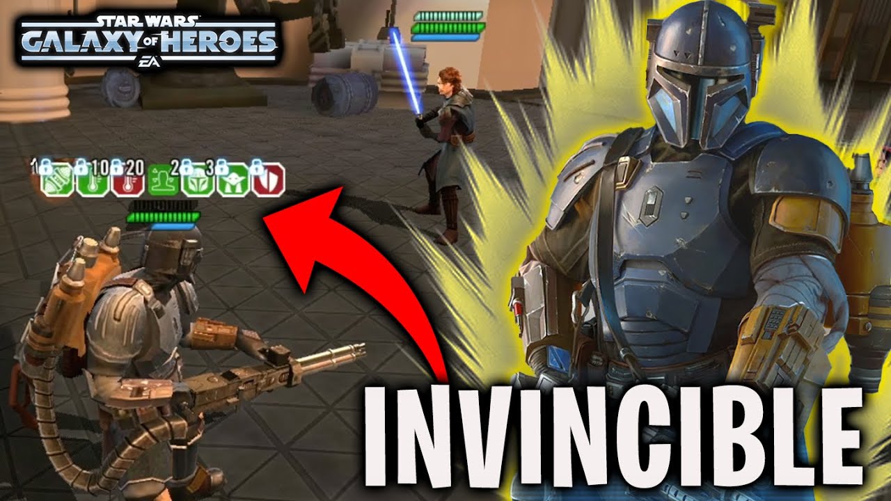 This INVINCIBLE One Man Army Paz Vizsla Solo Trick is WILD - Paz Vizsla Gameplay Review - SWGoH