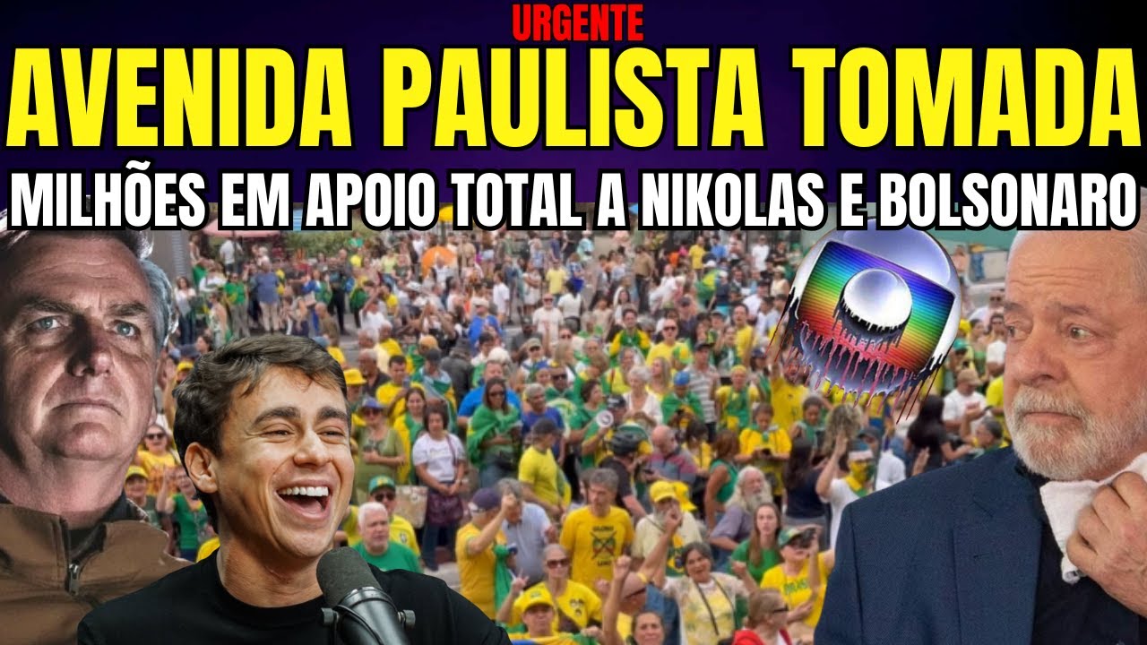 URGENTE INÁCIO CONVOCA REUNIÃO DE EMERGÊNCIA APÓS VER PAULISTA LOTADA GLOBO FICOU PIANINHO DESTA VEZ