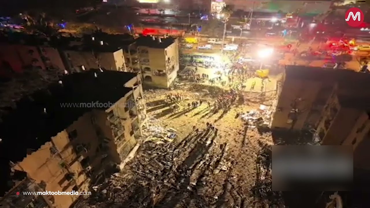 Drone footage shows destruction after missile strike on Israel&rsquo;s Arad| Maktoob