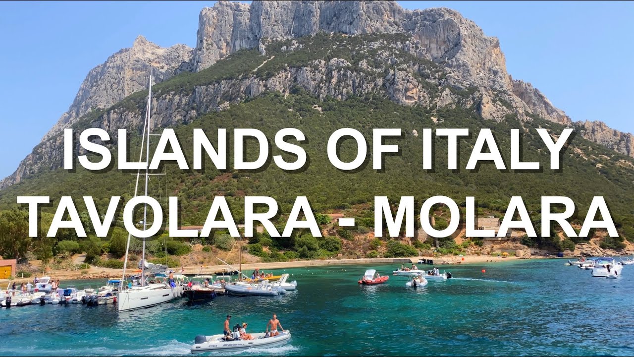 Sardinia - boat trip to the islands of Tavolara and Molara - Italy, 4K