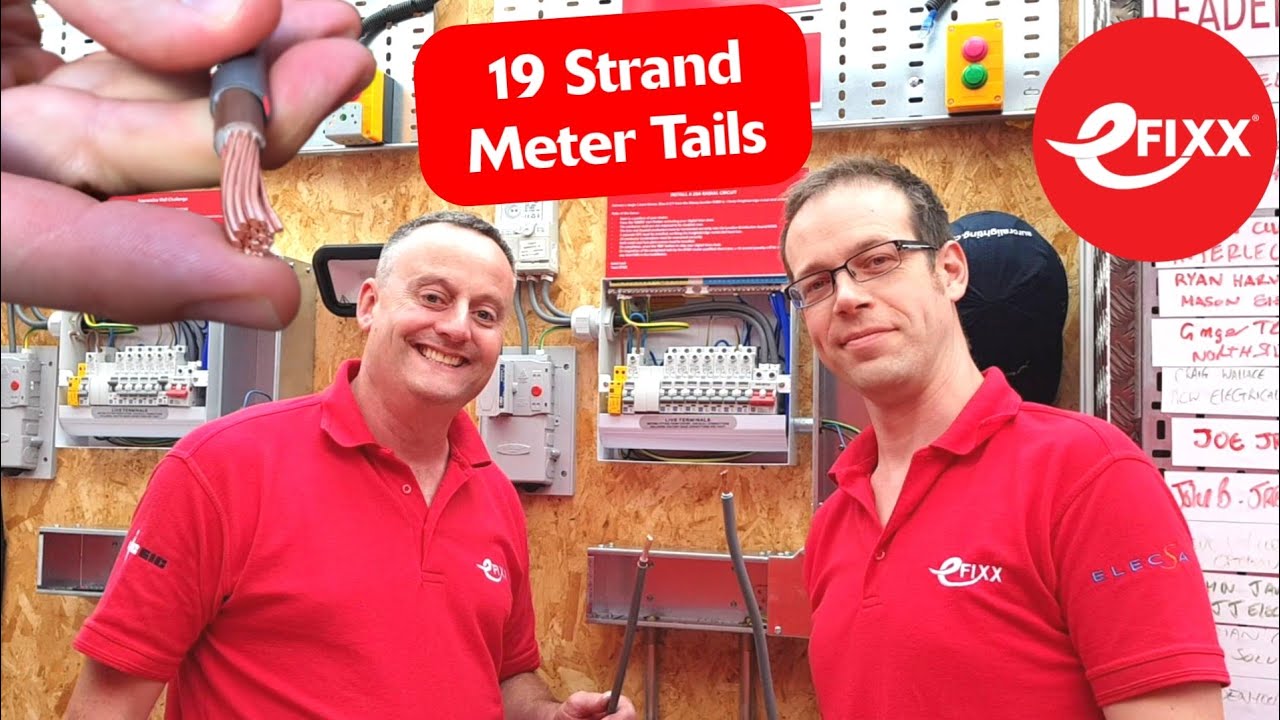 Reviewed: 19 strand BASEC flexible meter tails - Consumer unit wiring